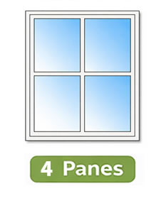 how to count window panes 4 panes